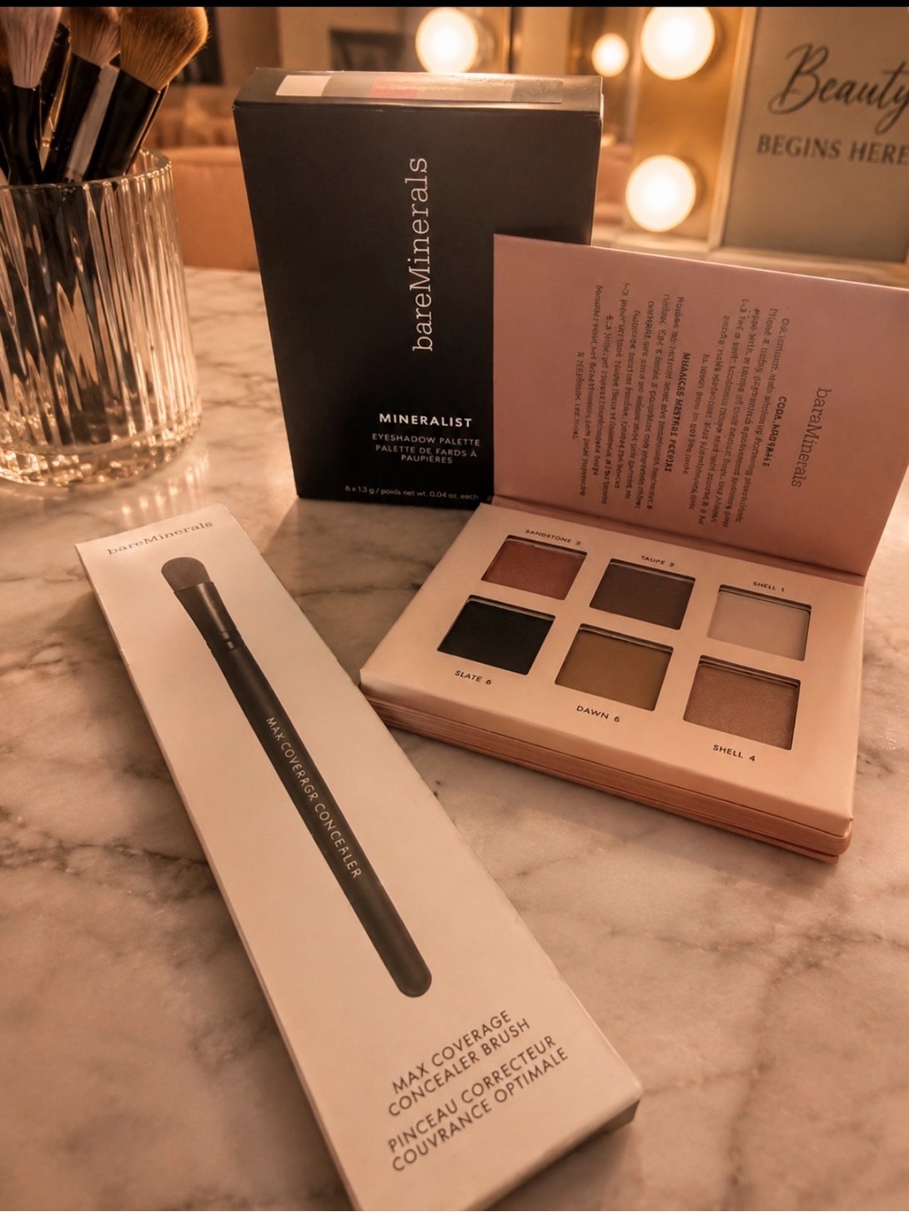 bareMinerals Mineralist Eyeshadow Palette + Brush Set in Neutral Tones